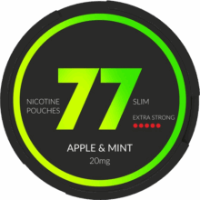 77 POUCHES Apple & Mint