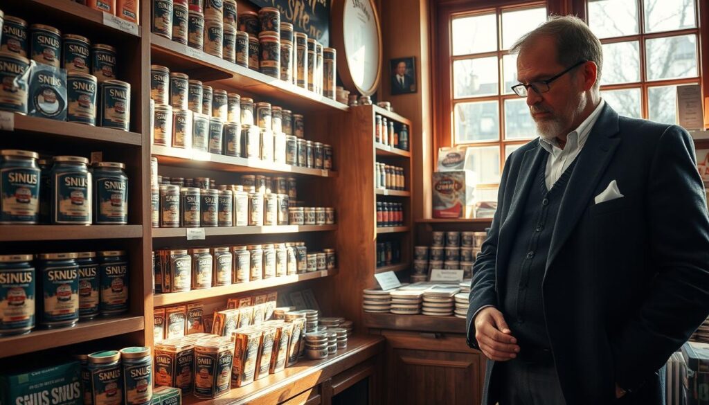 Buying snus in Nuremberg – symbolic photo of a tobacco shop
