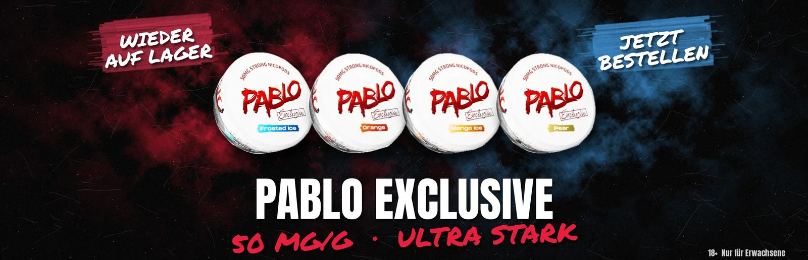 PABLO Exclusive Snus kaufen – Nikotinbeutel wieder auf Lager